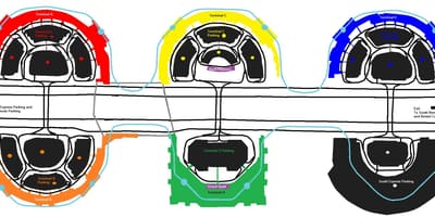 DFW airport terminal c מפה